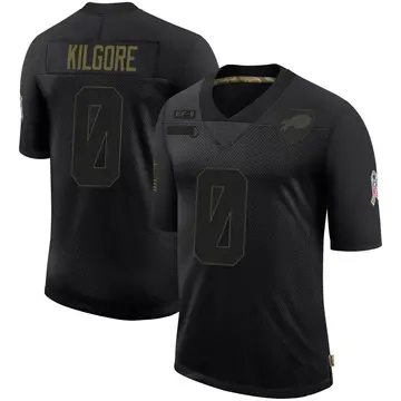Black Men's Jalon Kilgore Buffalo Bills Limited 2020 Salute To Service Jersey