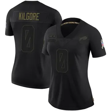 Black Women's Jalon Kilgore Buffalo Bills Limited 2020 Salute To Service Jersey
