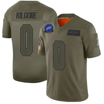 Camo Men's Jalon Kilgore Buffalo Bills Limited 2019 Salute to Service Jersey