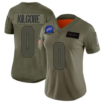 Camo Women's Jalon Kilgore Buffalo Bills Limited 2019 Salute to Service Jersey