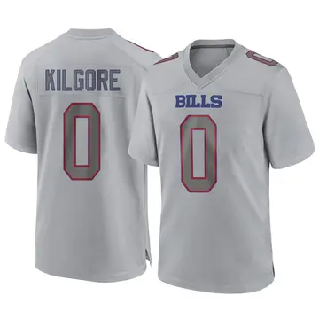Gray Men's Jalon Kilgore Buffalo Bills Game Atmosphere Fashion Jersey