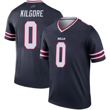 Navy Men's Jalon Kilgore Buffalo Bills Legend Inverted Jersey