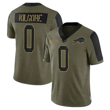 Olive Youth Jalon Kilgore Buffalo Bills Limited 2021 Salute To Service Jersey