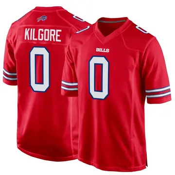 Red Youth Jalon Kilgore Buffalo Bills Game Alternate Jersey