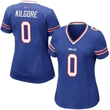 Royal Blue Women's Jalon Kilgore Buffalo Bills Game Team Color Jersey