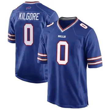 Royal Blue Youth Jalon Kilgore Buffalo Bills Game Team Color Jersey