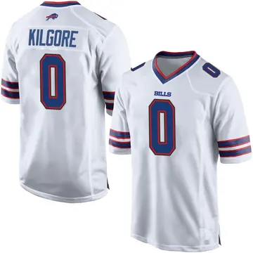 White Men's Jalon Kilgore Buffalo Bills Game Jersey