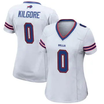 White Women's Jalon Kilgore Buffalo Bills Game Jersey